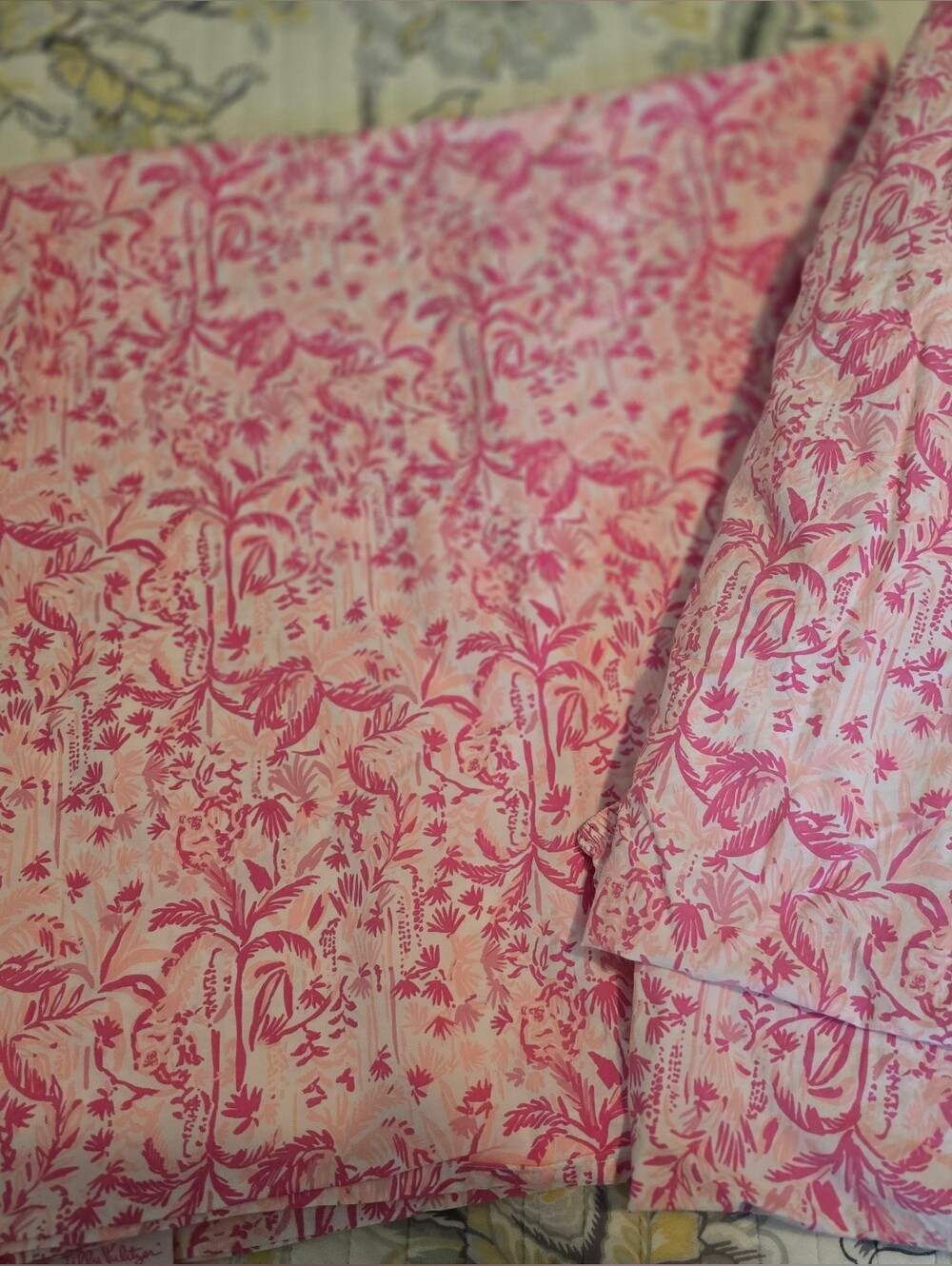 Pottery Barn Teen Lilly Pulitzer Swing of Things Full Flat Fitted Sheets EnP